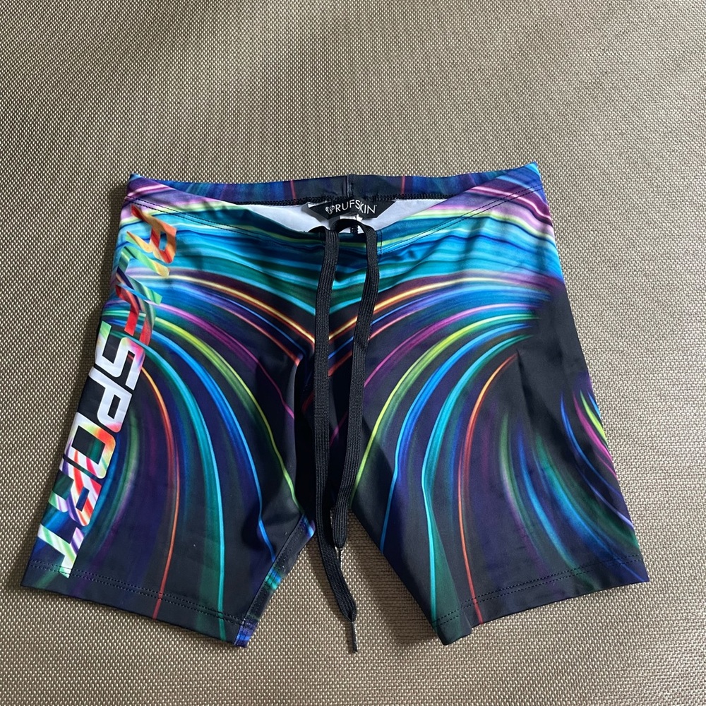 MEN'S RUFSKIN SPORT SPANDEX SHORTS SIZE SMALL
